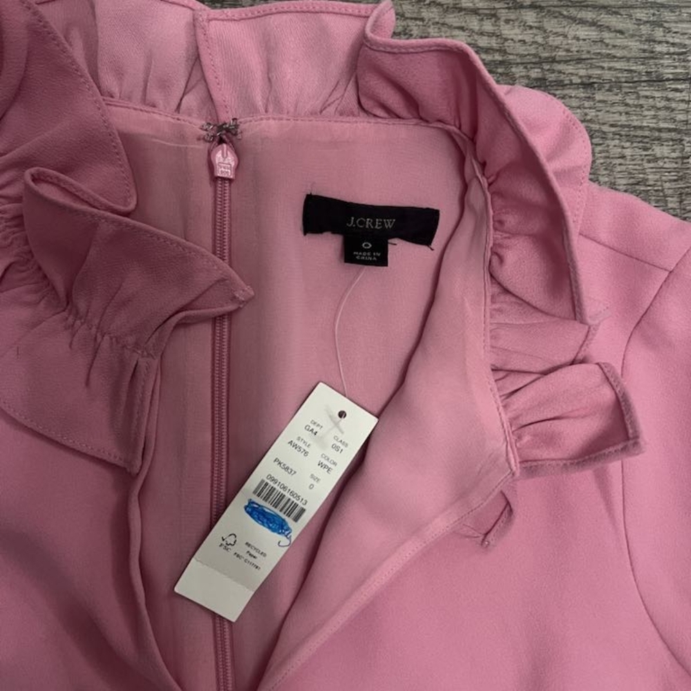 Pink Ruffled J Crew Dress - Picture 5 of 5